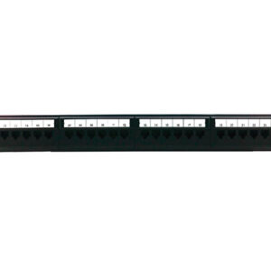 19″1U module type Patch Panel Cat.5e, 24port/u